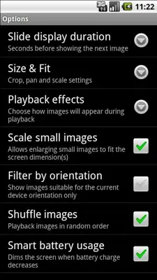 Photo Slides Lite android App screenshot 3